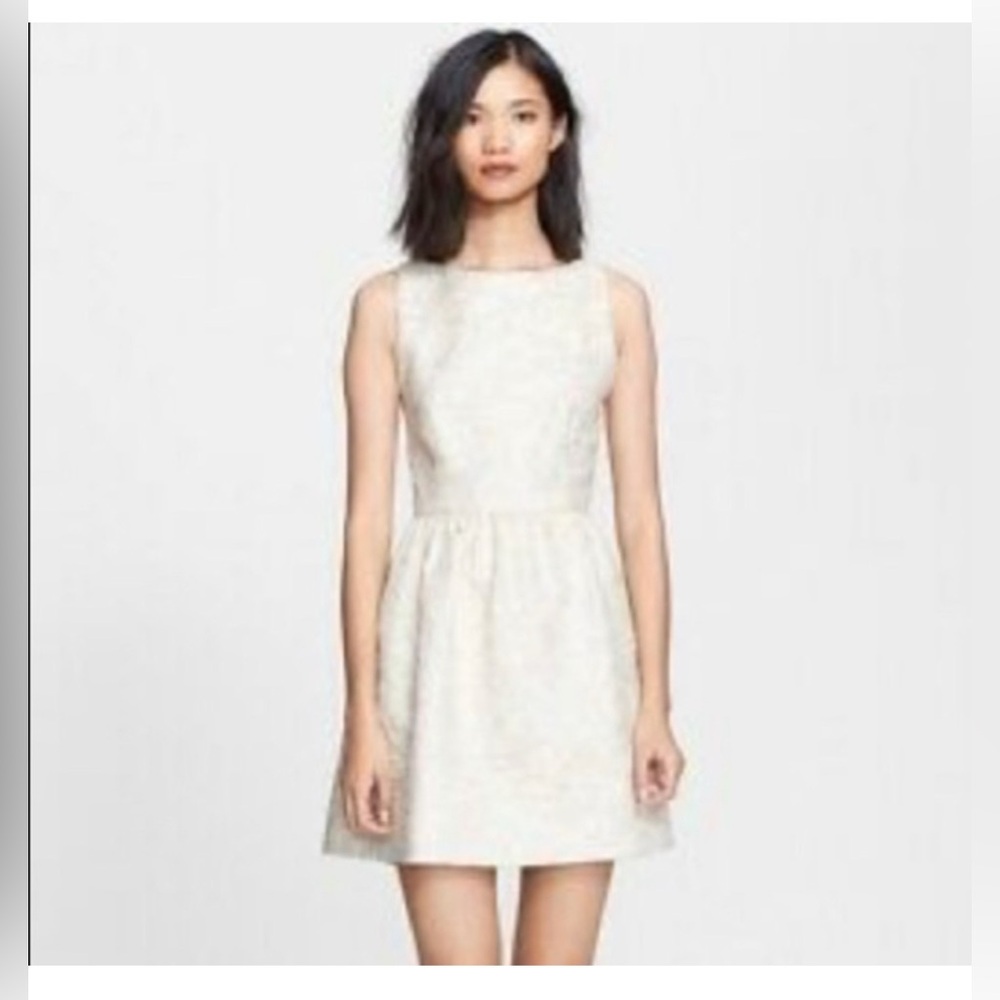 Alice + Olivia 'Lillyanne' Jacquard Fit & Flare Dress 2